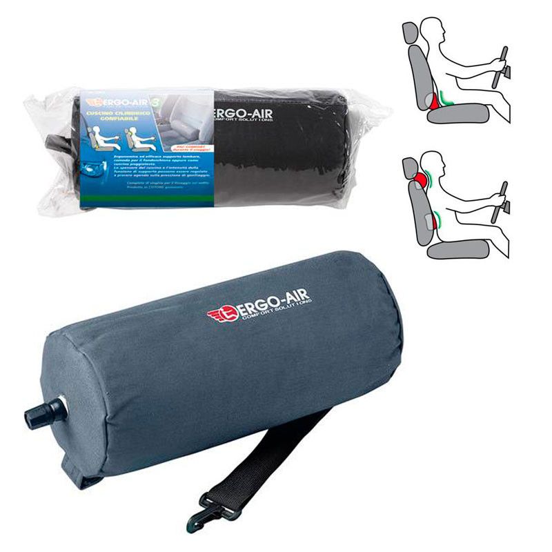 Cojin ergonomico para espalda y cervicales con soporte lumbar y reposacabezas 8000692723937 eBay