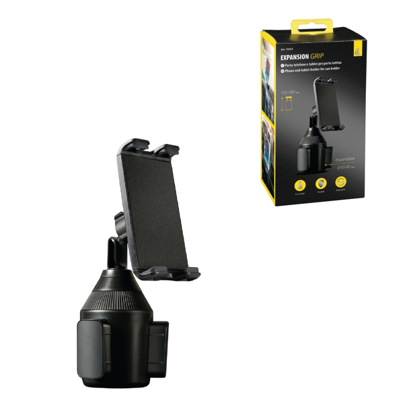 soporte para teléfono móvil con revestimiento antideslizante expansion grip de lampa