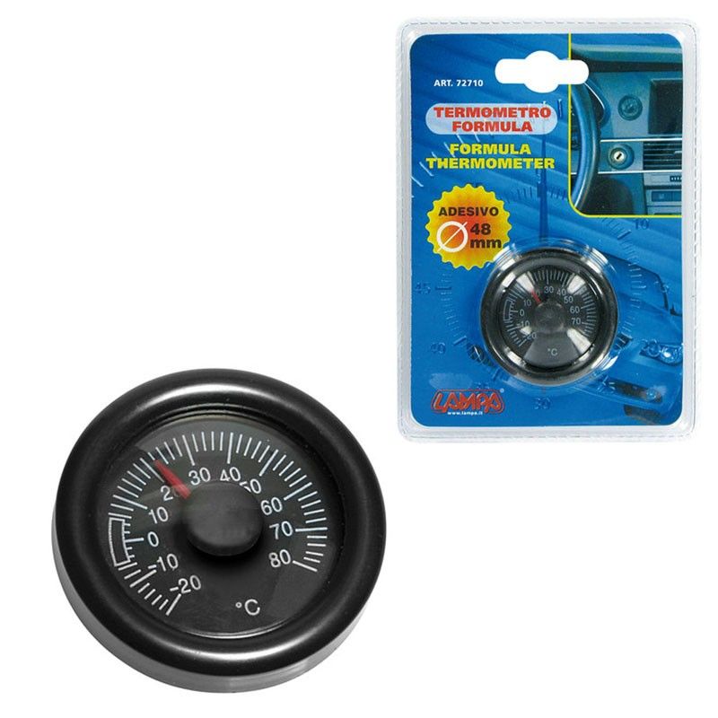termómetro adhesivo lampa para interior de vehículos 48 mm