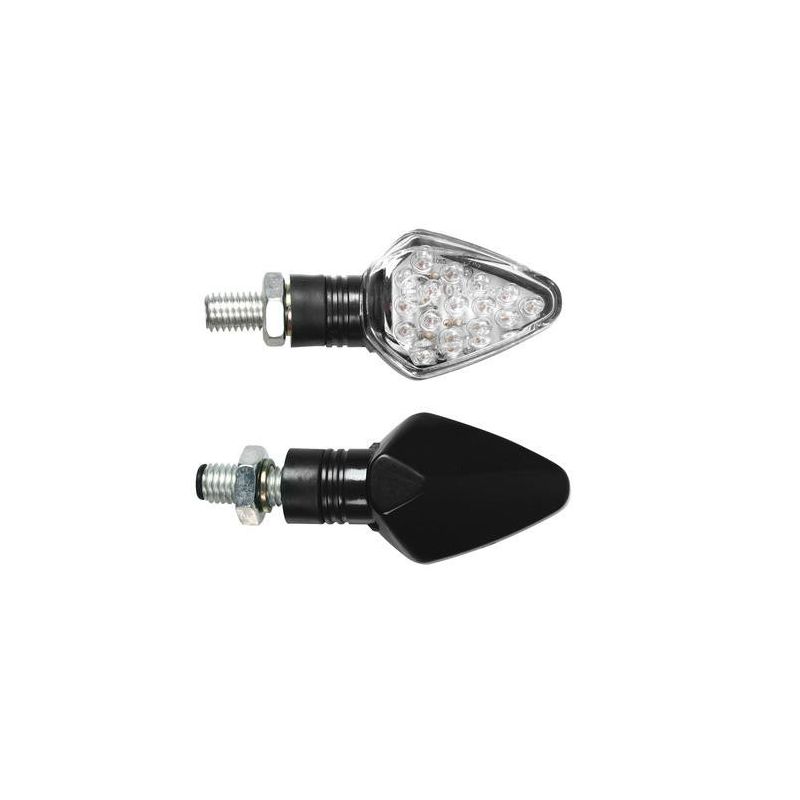 juego intermitentes homologados de moto led penta 12v e - lampa