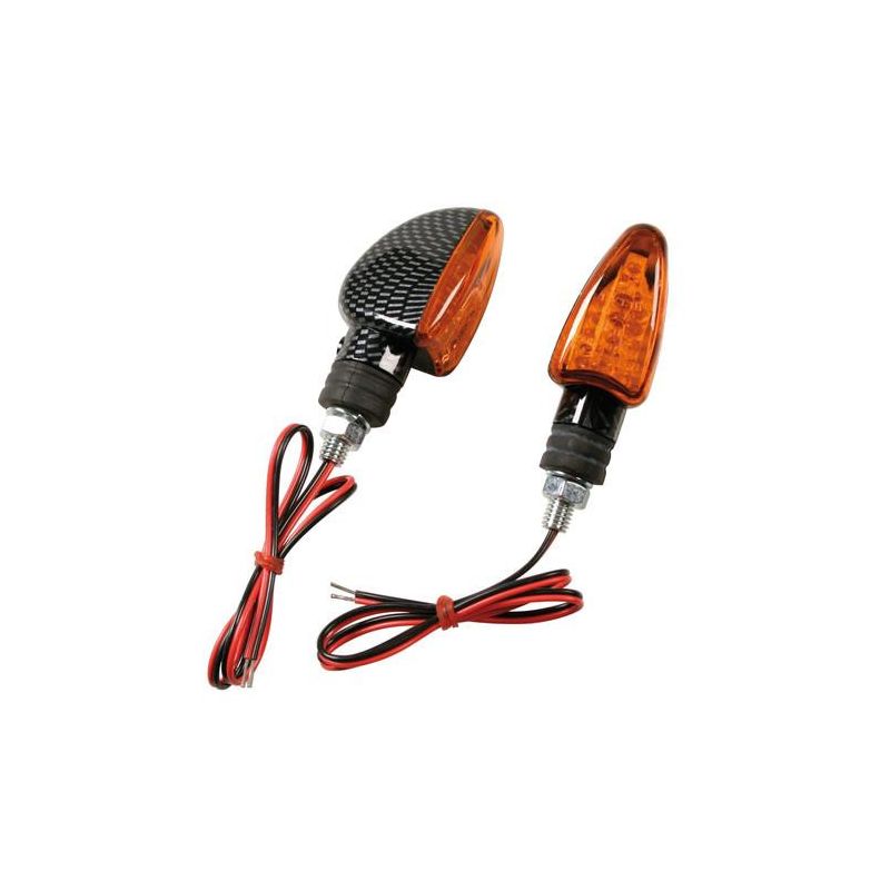 juego de intermitentes homologados de moto con luz naranja led arrow 12v e aprobado