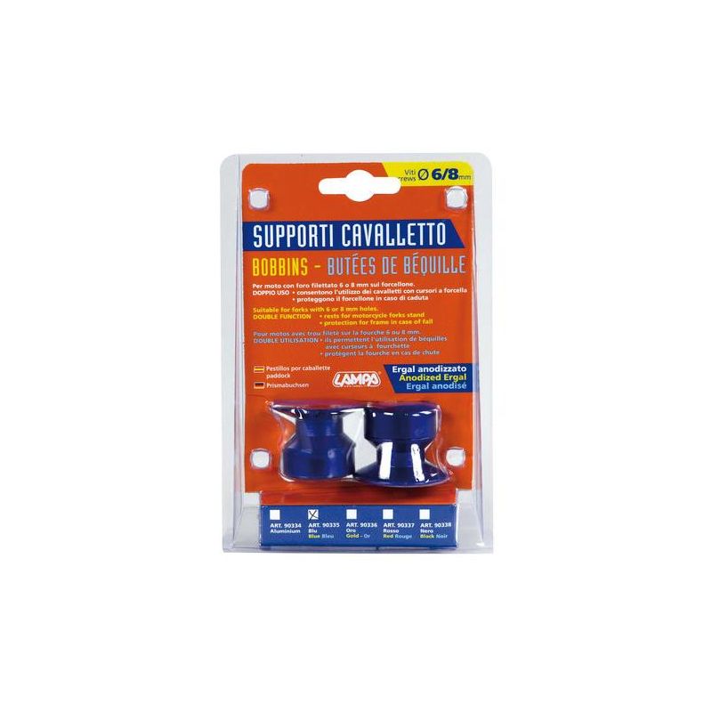 diabolos para soporte caballete 6/8 mm lampa