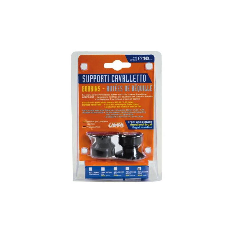 diabolos para soporte caballete 10 mm para bicicletas con agujero roscado en el basculante
