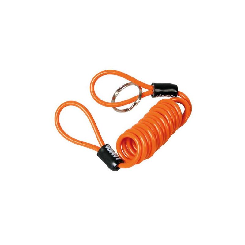 cable antirrobo espiral lampa, 150 cm de longitud y 4 mm de diámetro
