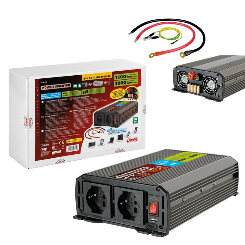 transformador 24v - 220v 1500w lampa