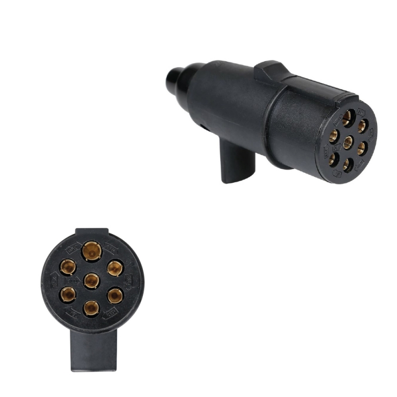 conector enchufe remolque 7 polos 24n 24v de lampa