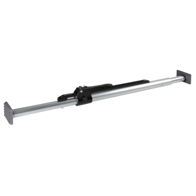 barra sujeta carga redonda con muelle y cremallera de aluminio para uso vertical - lampa