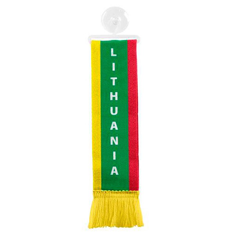 mini banderines de lituania - decoración para fiestas, eventos y celebraciones