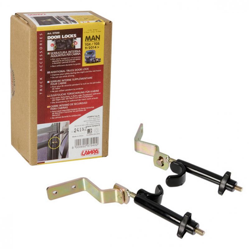 cierre de seguridad para cabina de camión lampa - espesor 4mm