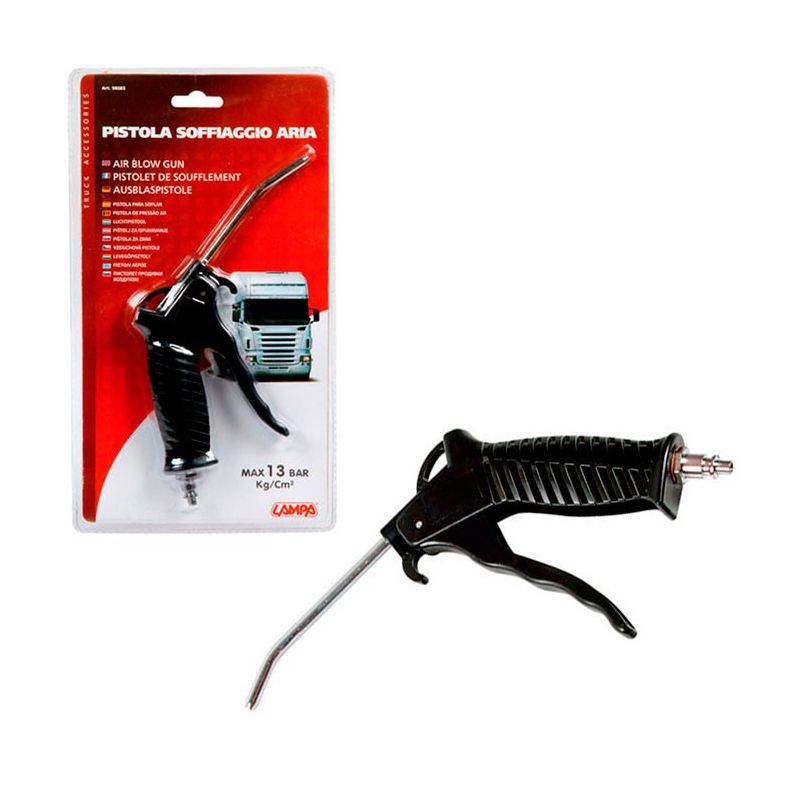 pistola de aire comprimido con conector rápido max 13 bar de lampa