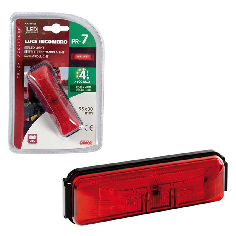 luz de galibo 4 led 24v lampa