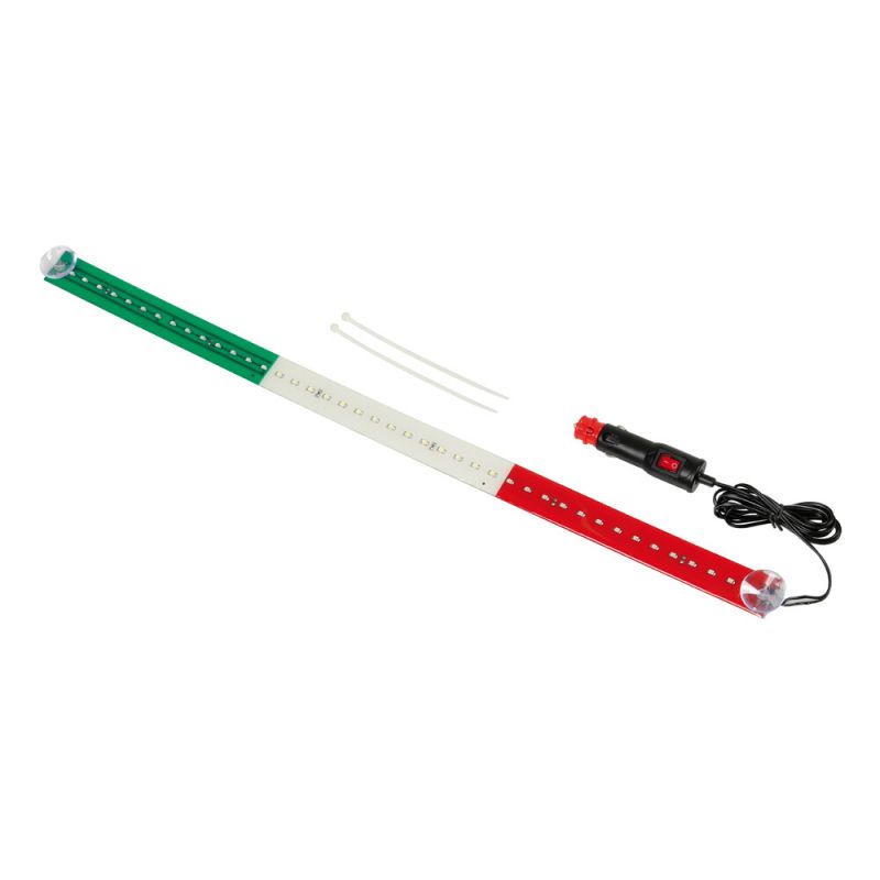 barra de luz bandera luminosa italia para camión 24v