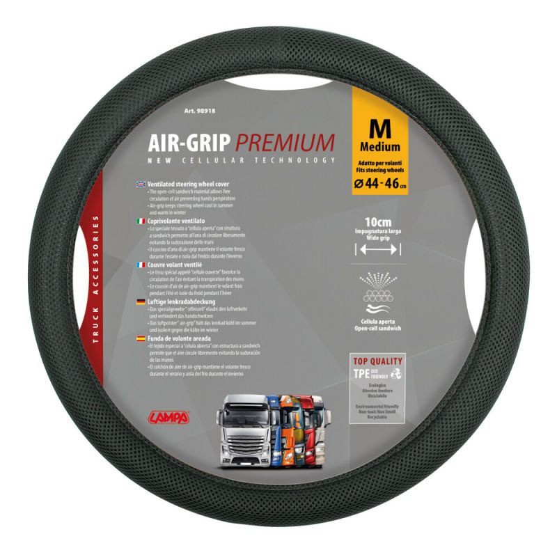 funda para volante air grip premium - lampa