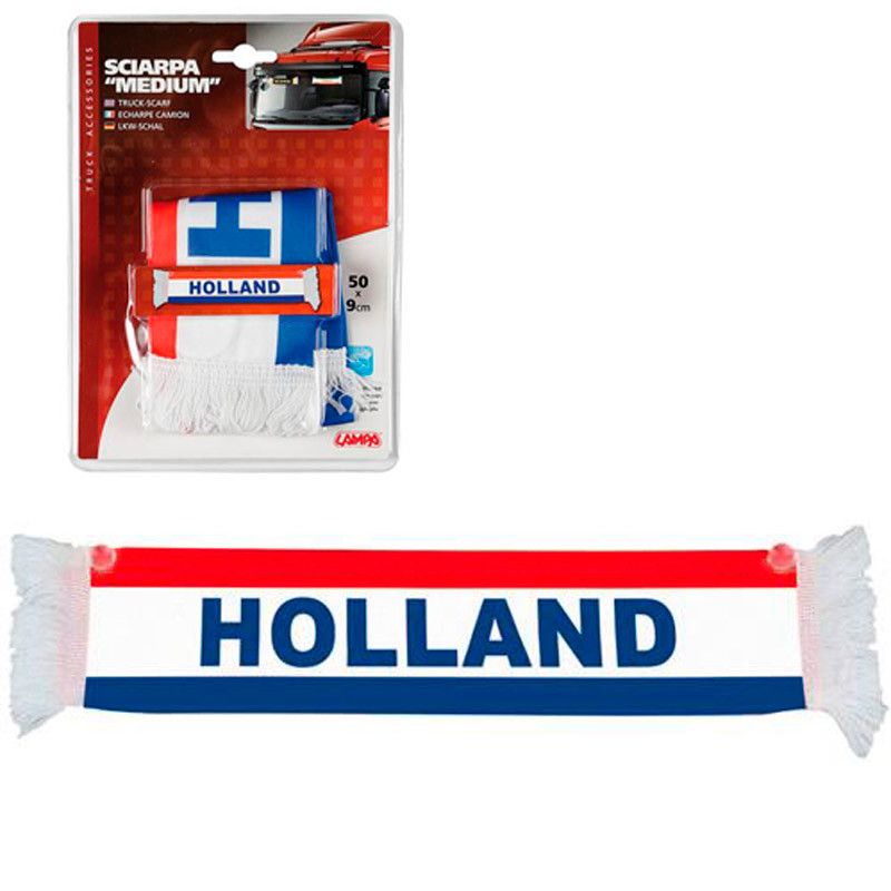 banderín decorativo con ventosas para camión holland 50x9 cm