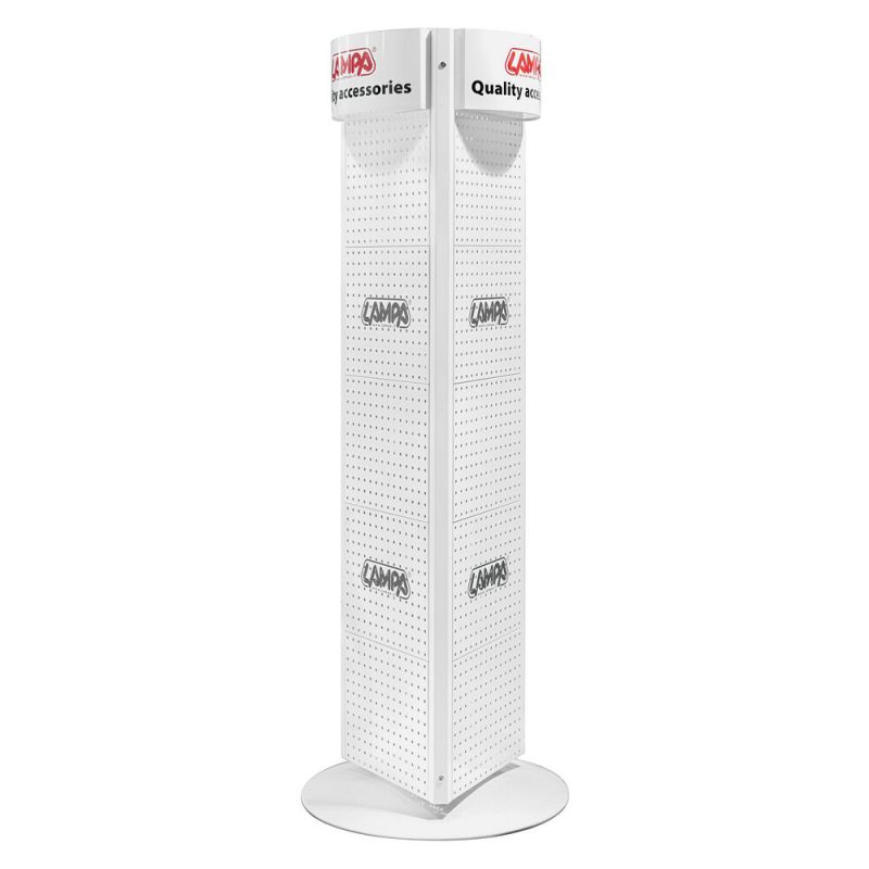 expositor giratorio con palos 172 cm - trifacial y compacto