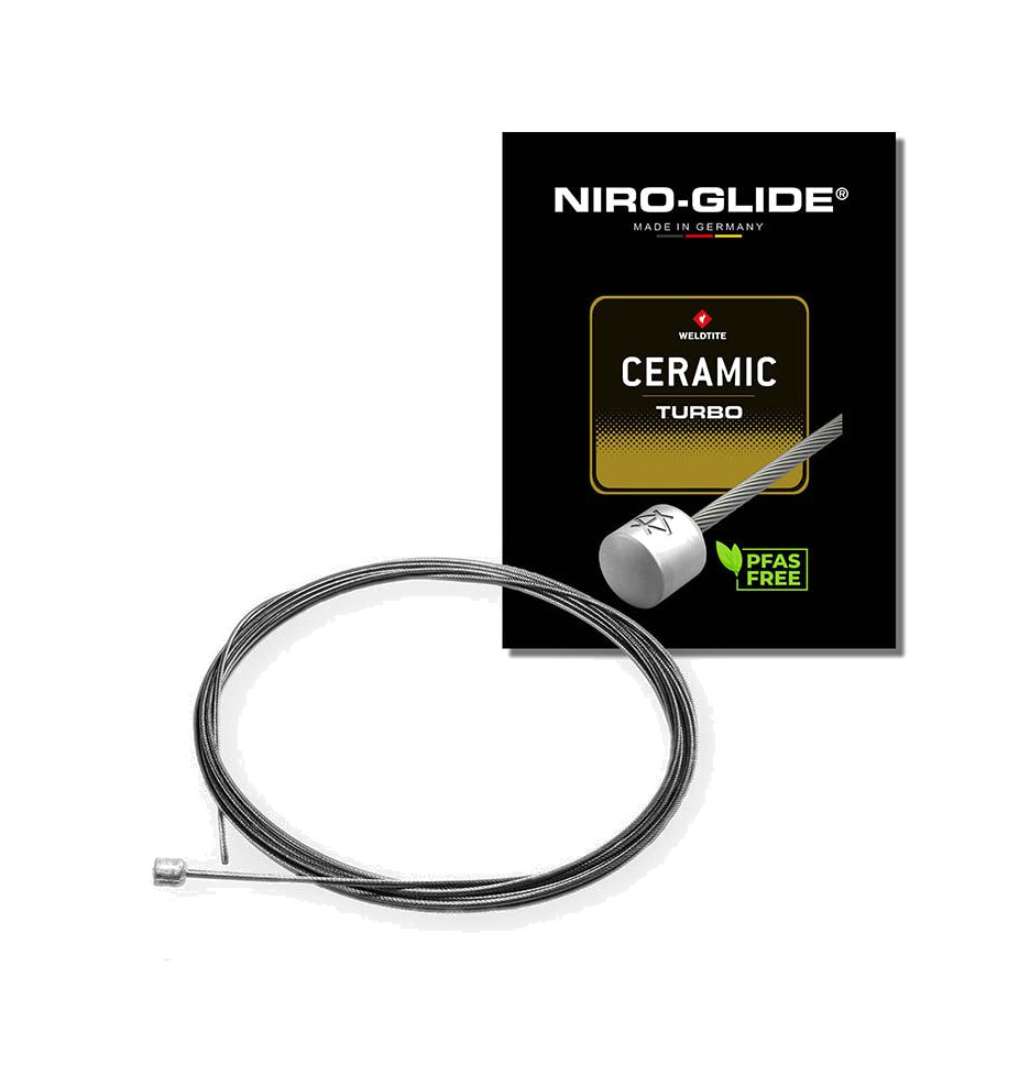cable de cambio para bicicleta turbo acero inoxidable niro-glide ceramic 1.1 mm 4500