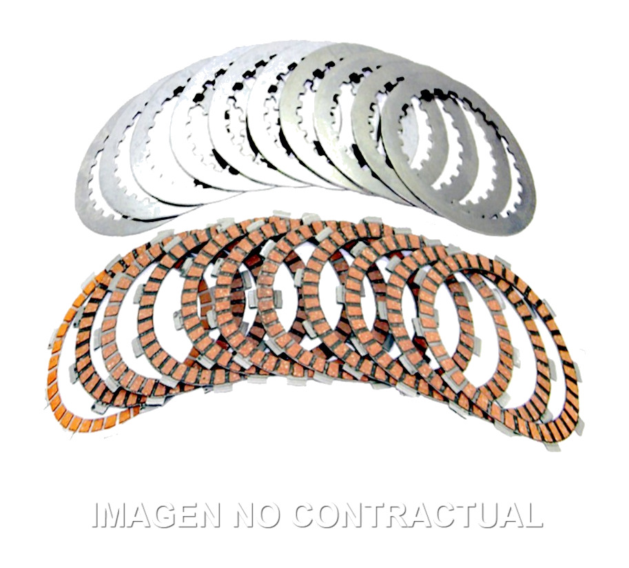kit de discos de embrague de fricción