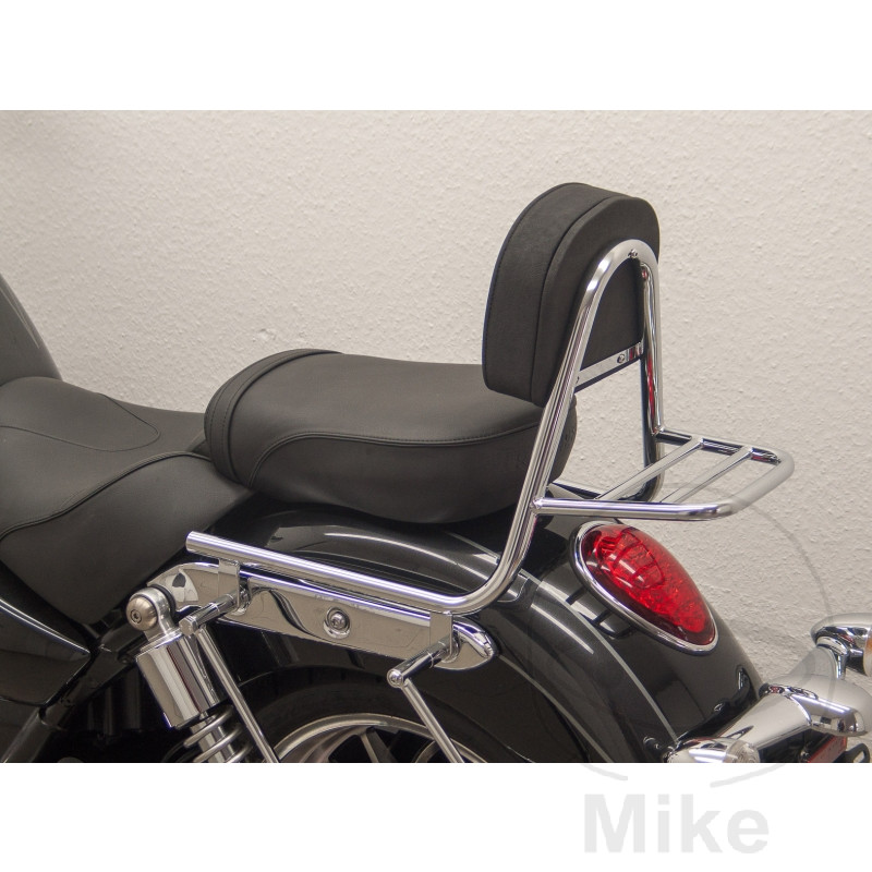 portaequipajes de moto con respaldo sissy bar