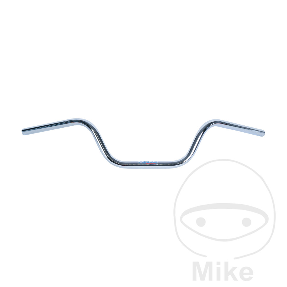 manillar de moto medio alto acero 22 mm touring