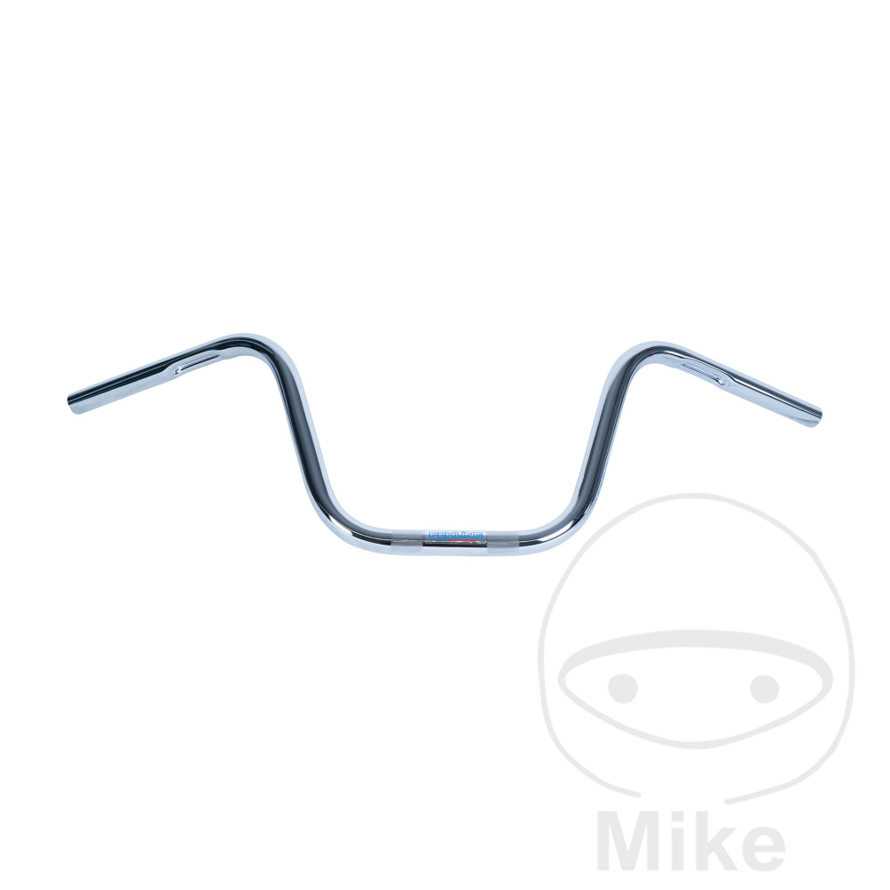 manillar de acero con muesca alto 1" chopper