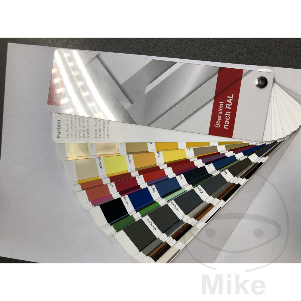 cartas de colores revestimientos industriales