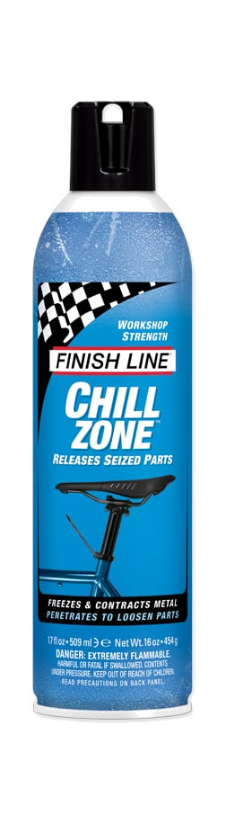 limpiador de cadena y quita óxido 17 oz chill zone