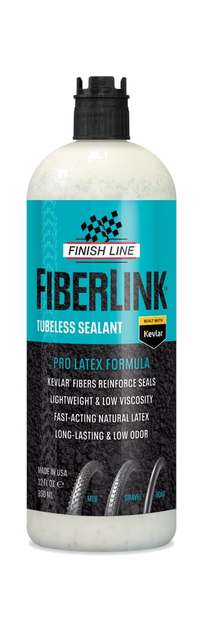 sellante látex para neumaticos antipinchazos 8oz (drip bottle) fiberlink pro
