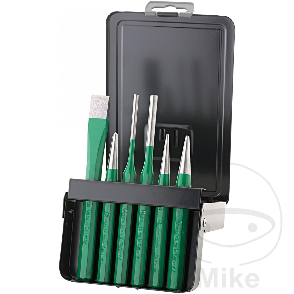 kit cincel, 2 botadores y 3 punzones