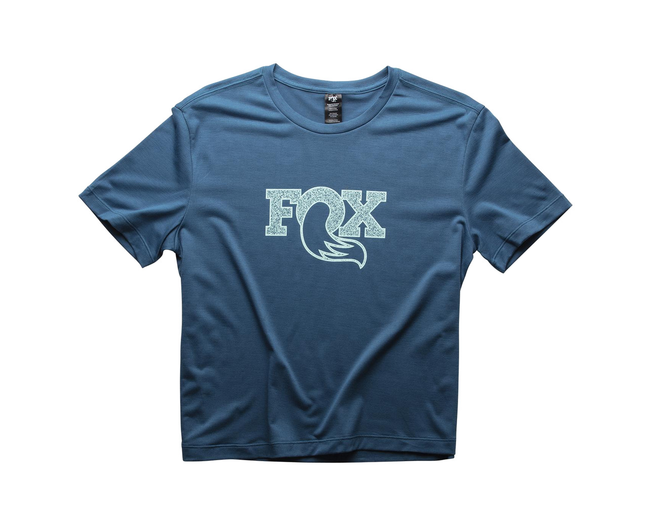camiseta para mujer fox textured boxy