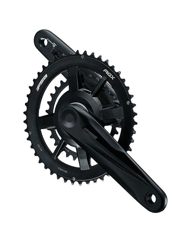 juego de bielas y plato para bicicleta gravel con sistema , aluminio pro mt 24 mm dm 40d shimano 12v agx megaexo