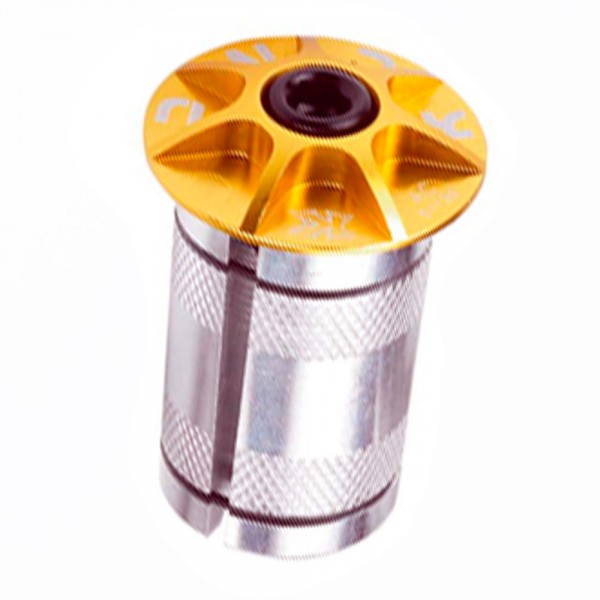 tapa dirección con araña expansor horquilla carbono aheadset cap 1-1/8