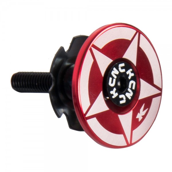 tapa dirección logo con araña aheadset cap kit ii 1-1/8 star