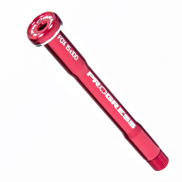 eje pasante delantero pg-401 15mm fox
