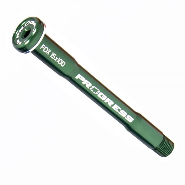 eje pasante delantero pg-401 15mm fox