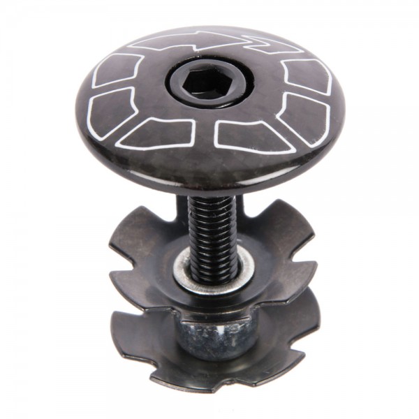 tapa dirección carbono con araña pg-533 1-1/8