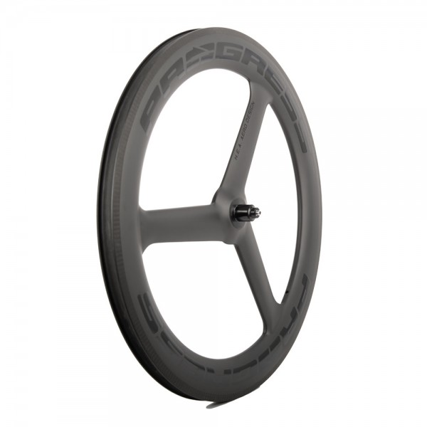 rueda delantera bicicleta a-7f 3-spoke carbon