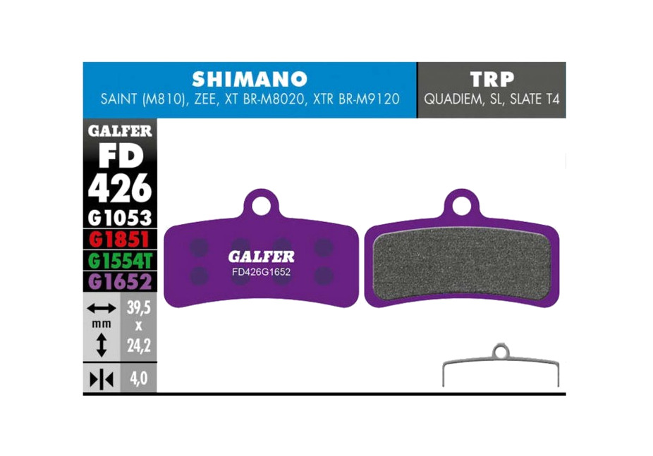 pastillas de freno de disco compatible e-bike shimano saint - zee