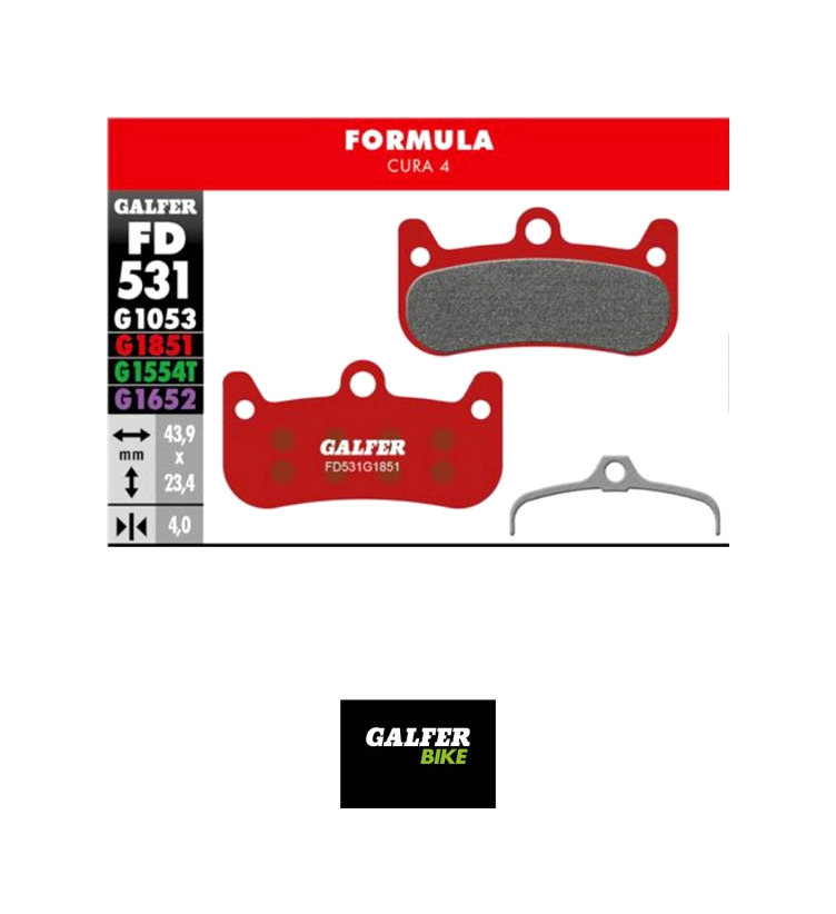 pastillas de freno formula cura 4 - fd531g advanced g1851 mtb
