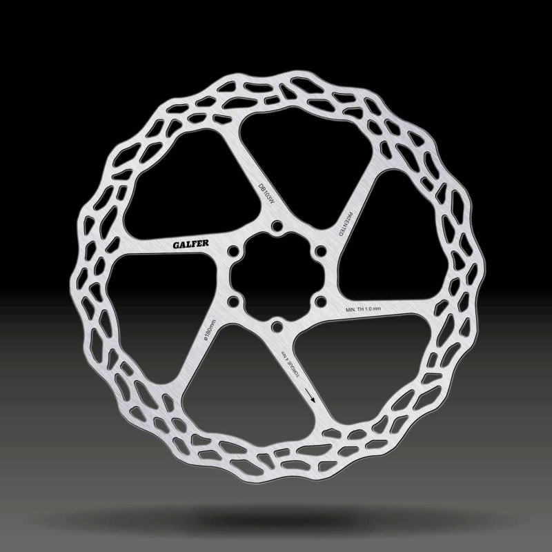 disco de freno ligero para bicicleta ø180mm x 1.80mm road /mtb