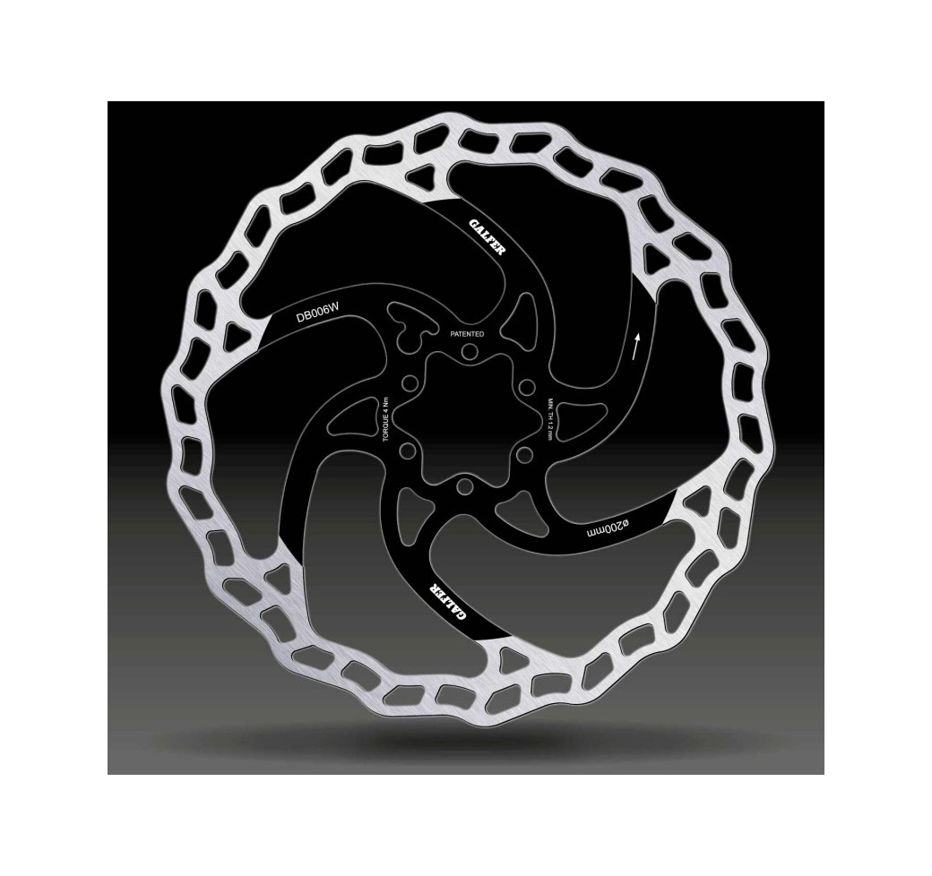 disco de freno bicicleta ø200mm x 2mm mtb