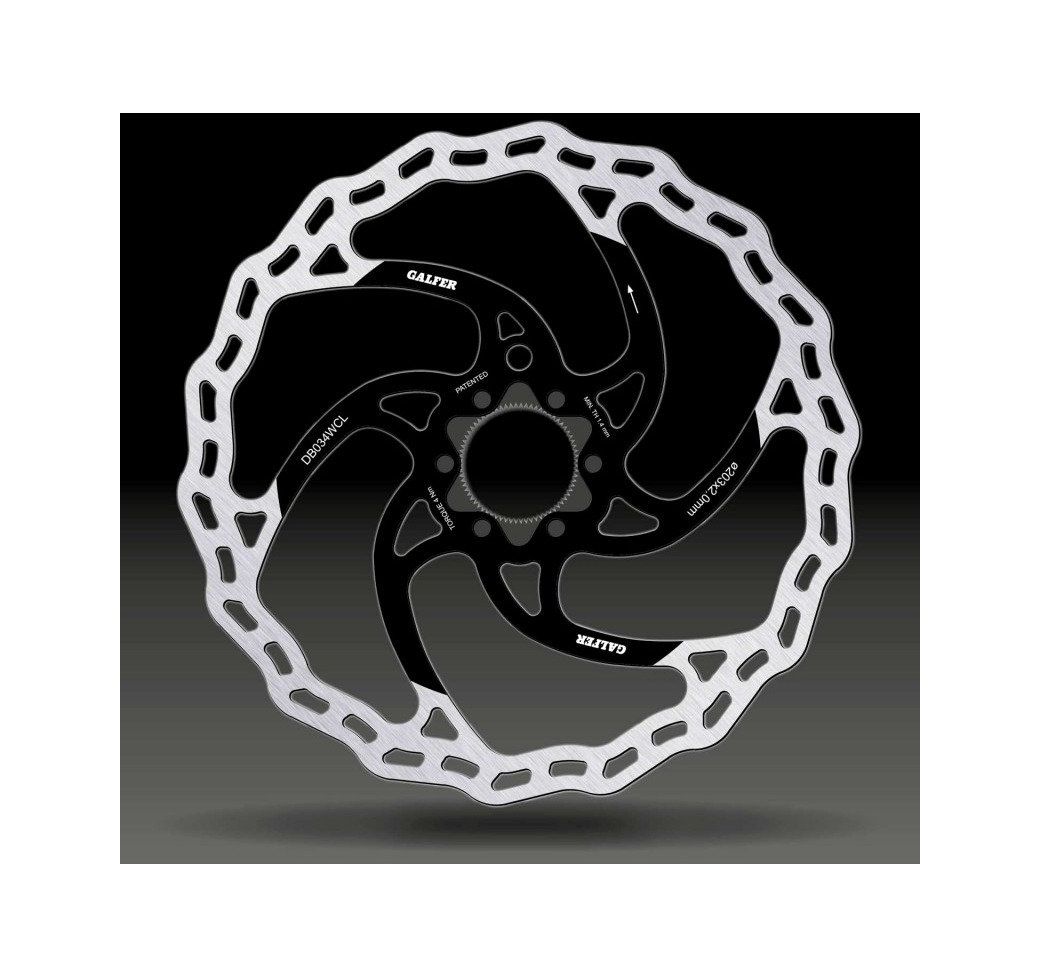 disco de freno con bloqueo central ø223 x 2.00mm mtb