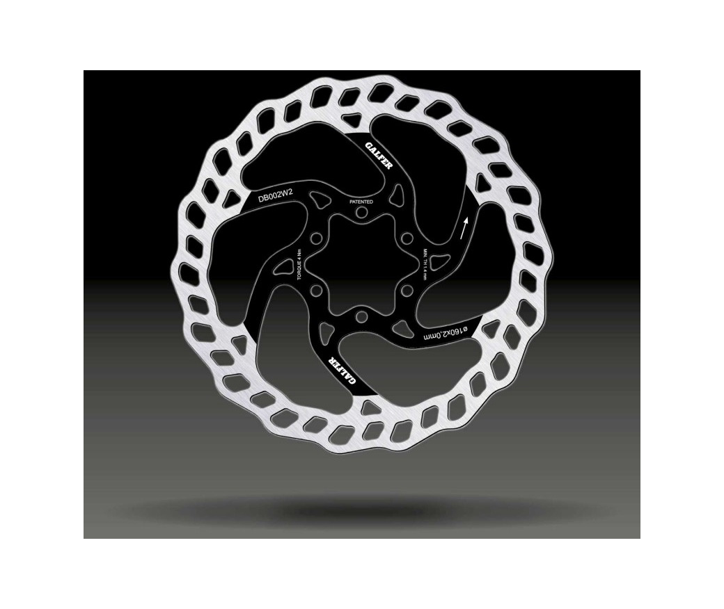 disco de freno bicicleta mtb disc wave ø160mm x 2.00mm