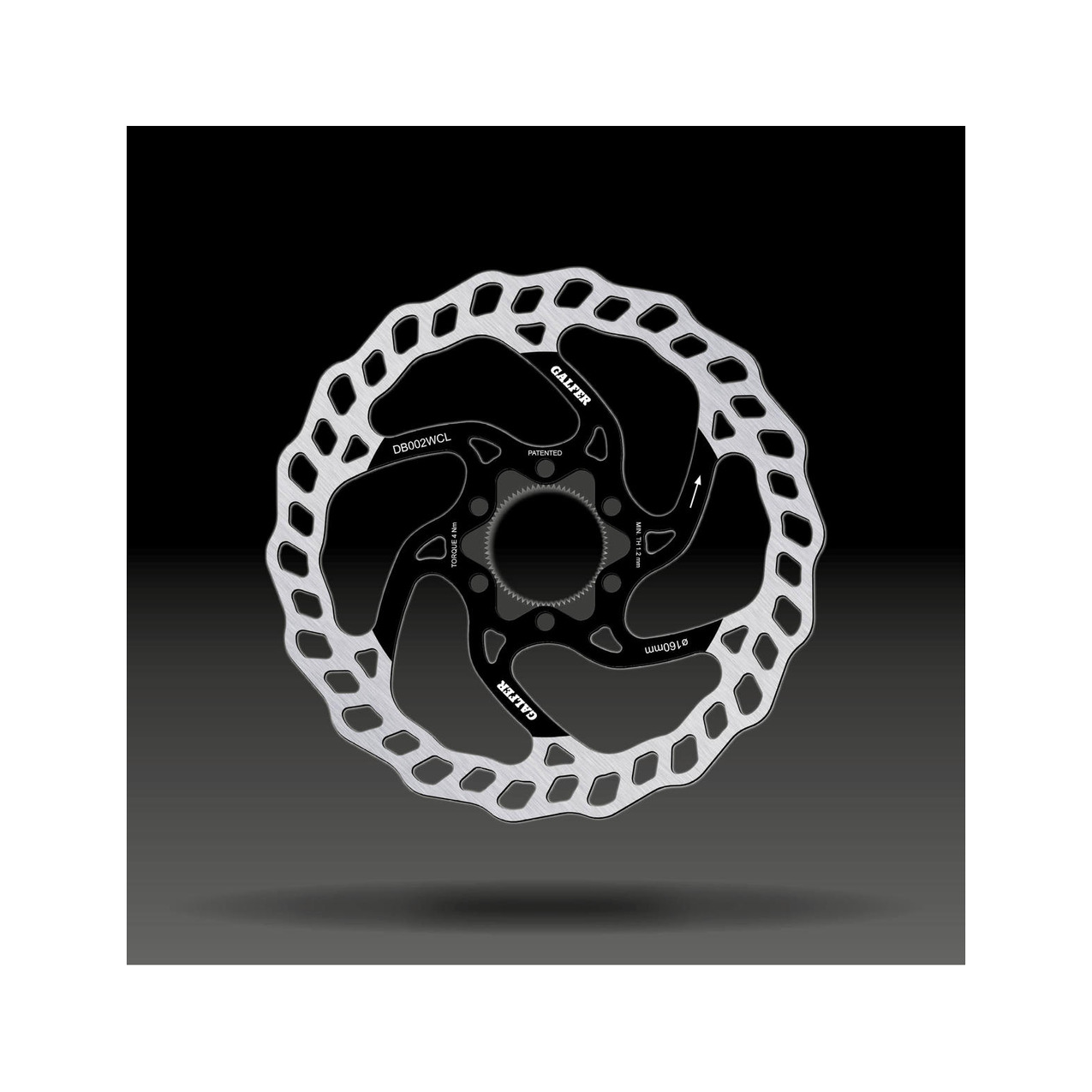 disco de freno bicicleta acero inoxidable mtb center-lock