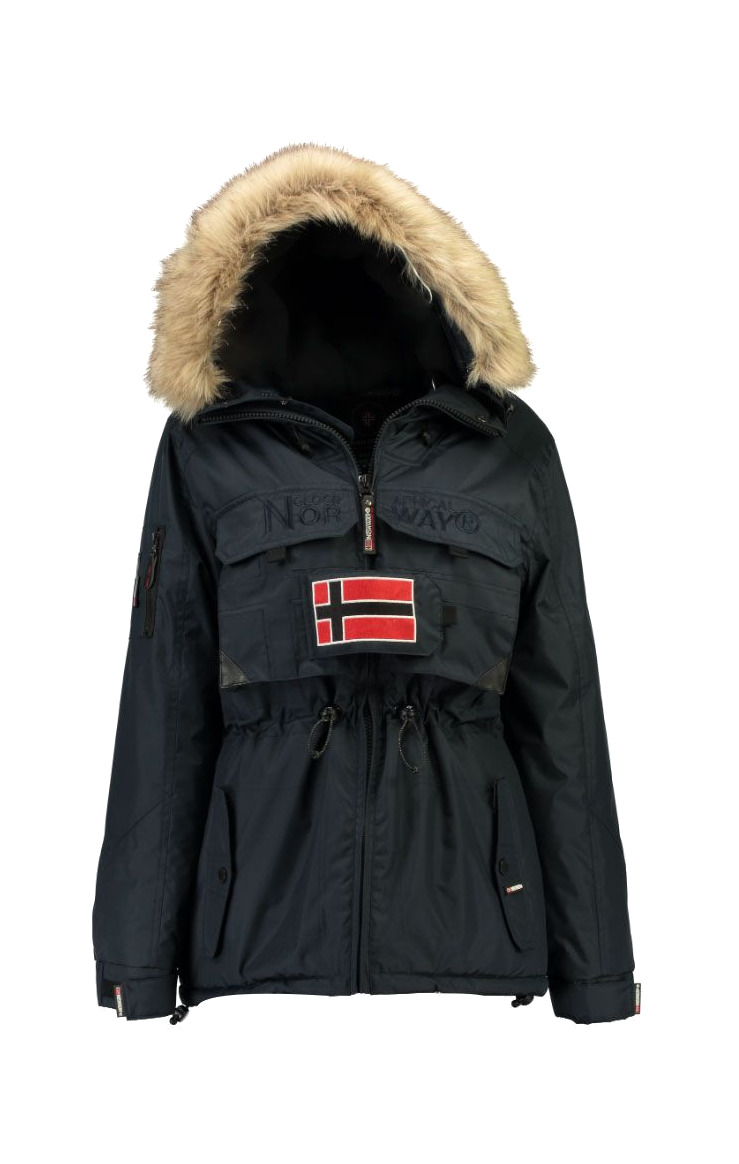 parka para mujer bellaciao geographical norway - impermeable y cortavientos