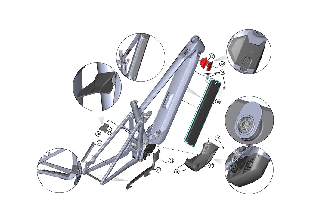 kit de protección para cuadro e-bike e-riot cf