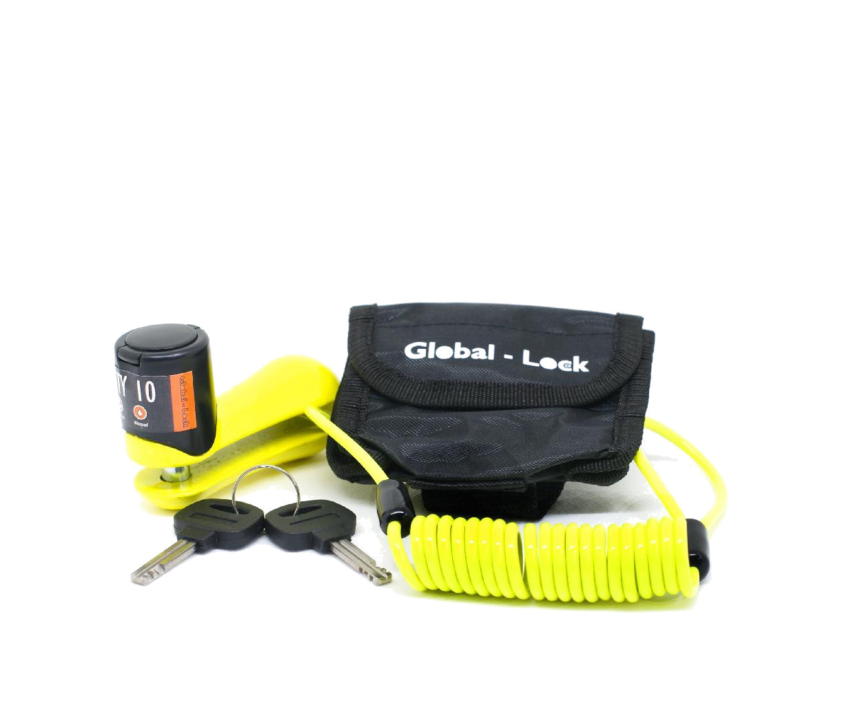antirrobo disco con llave de discos y accesorios city 10 funda +reminder