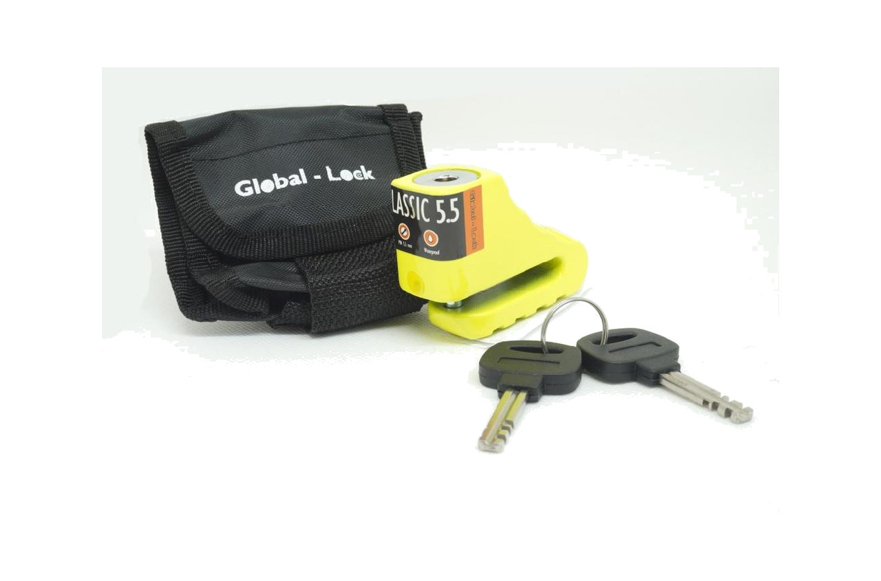 antirrobo disco con llave de discos y funda classic 5,5 funda