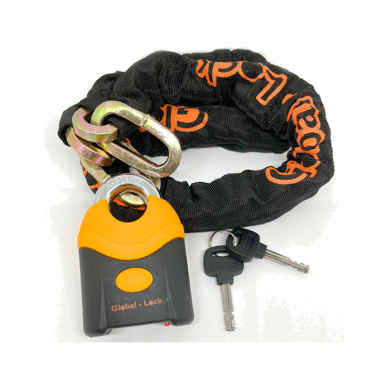 kit cadena + candado antirrobo 10x10x1200 city pad 13x72x103