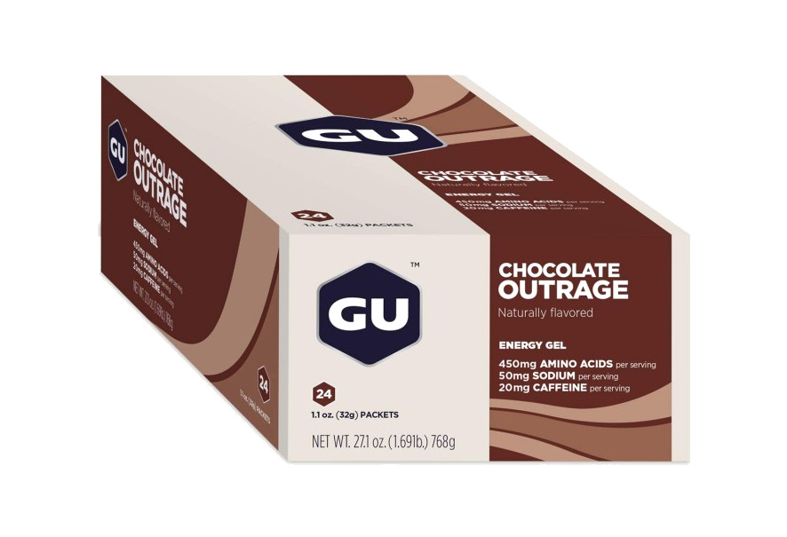 gel energetico chocolate outrage gu 24u