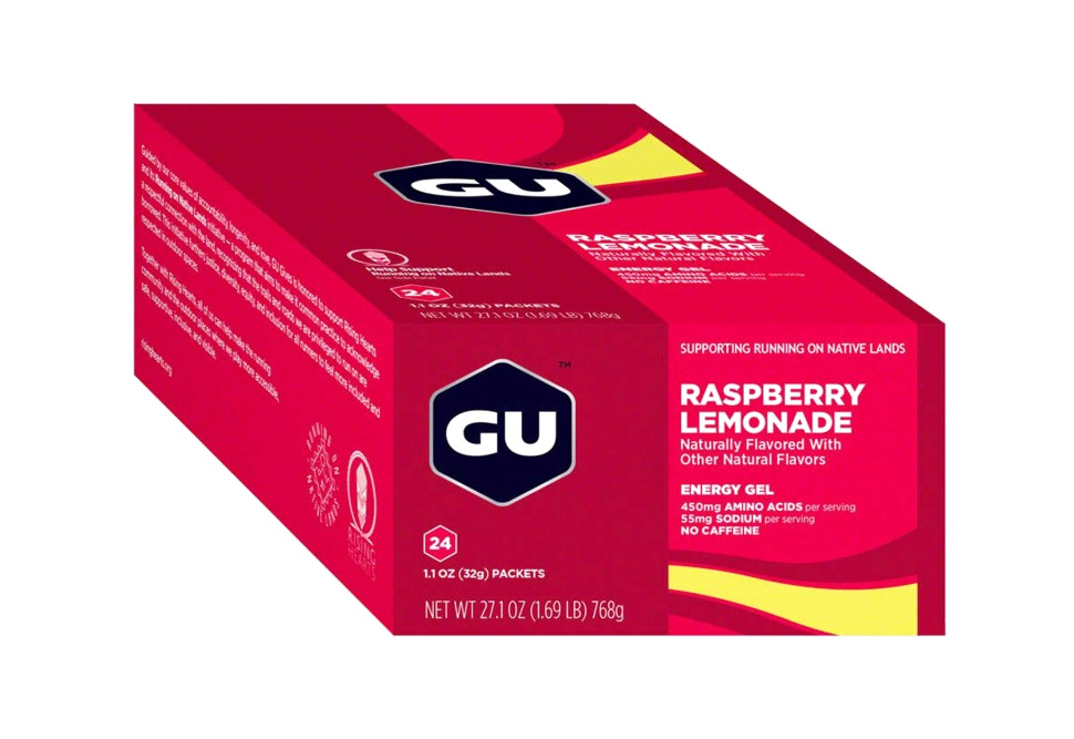 gel energético sabor limonada de frambuesa gel raspberry lemonade 24 u